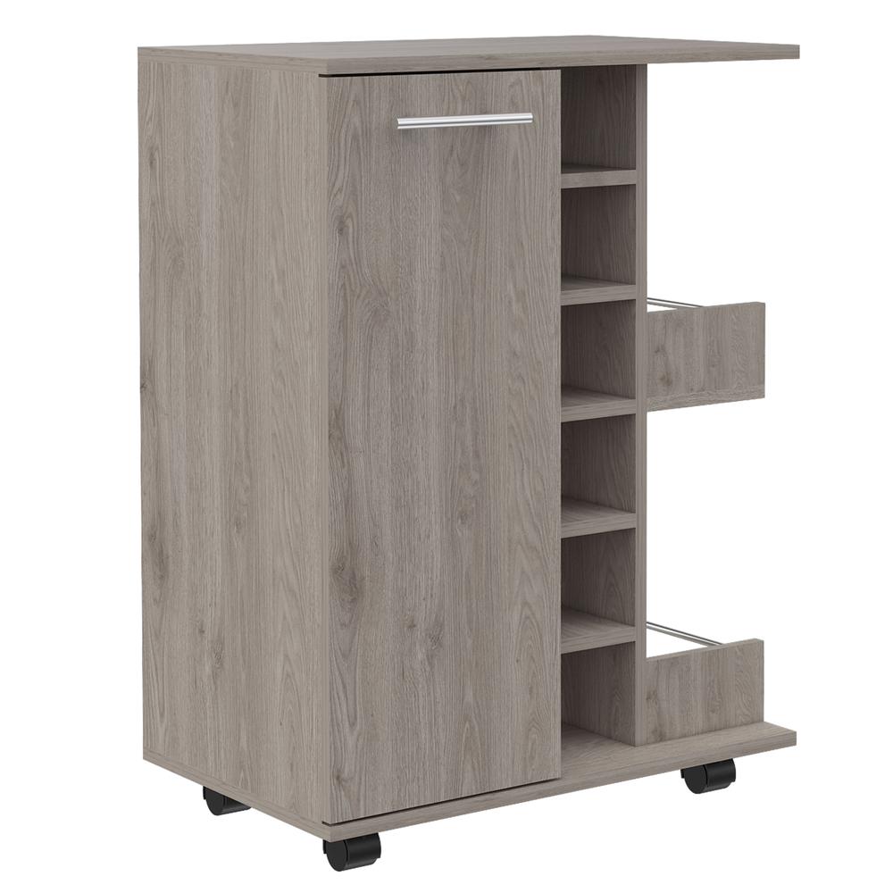 Magda Bar Cart Light Grey. Picture 1