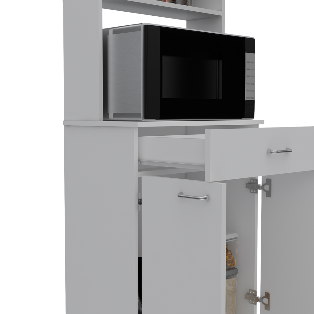 Helis 60 Kitchen Pantry White. Picture 5