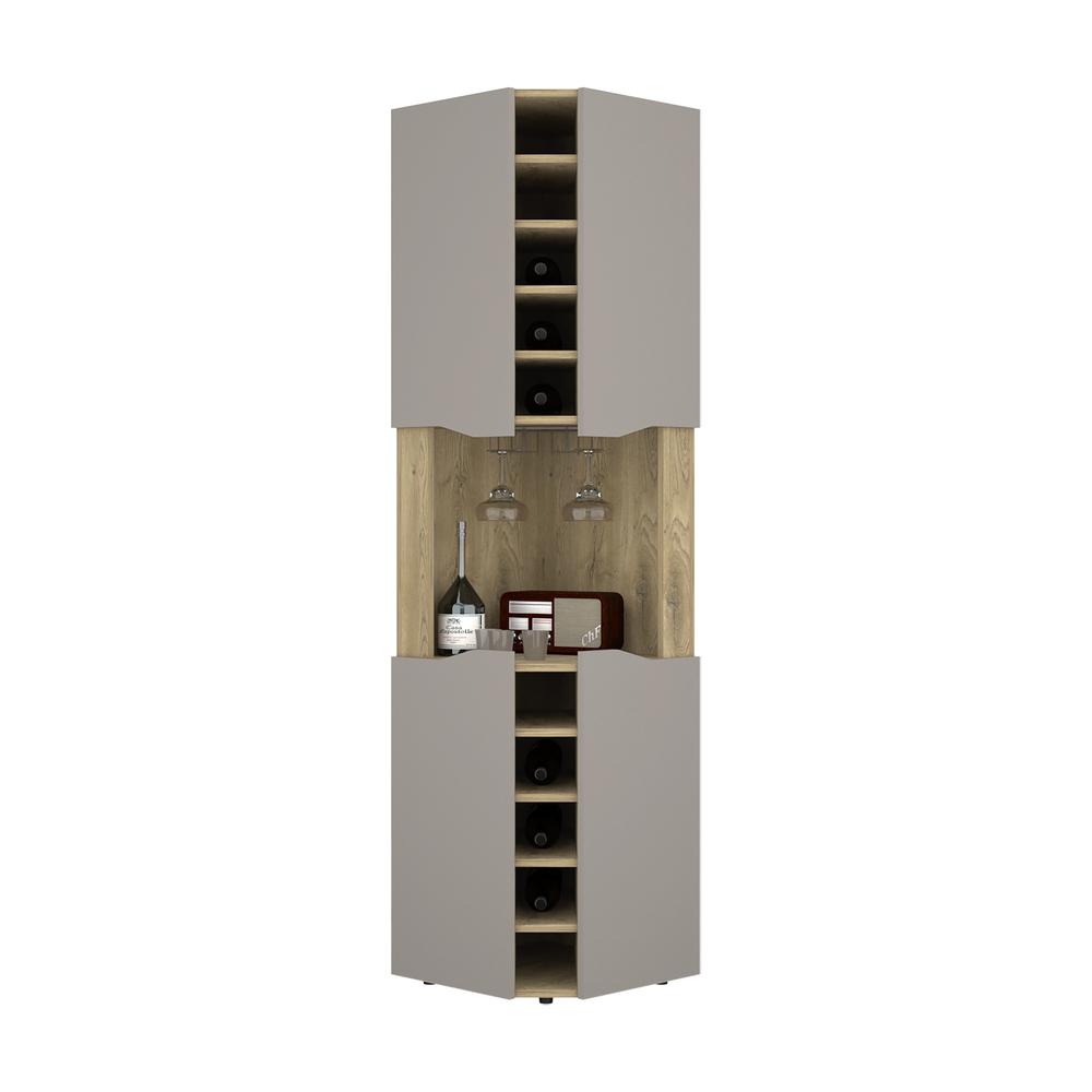 DEPOT E-SHOP Mecca Corner Bar Cabinet. Picture 1