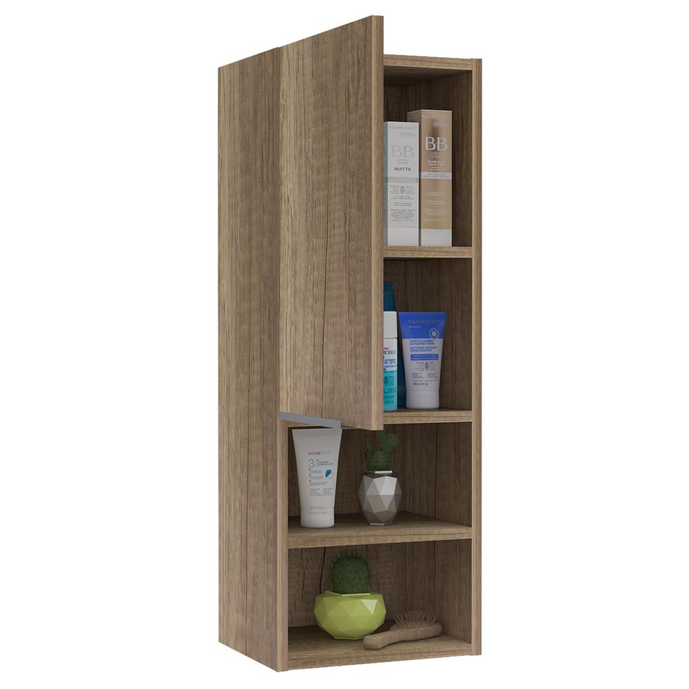 Mila Medicine Cabinet Weathered Oak. Picture 4
