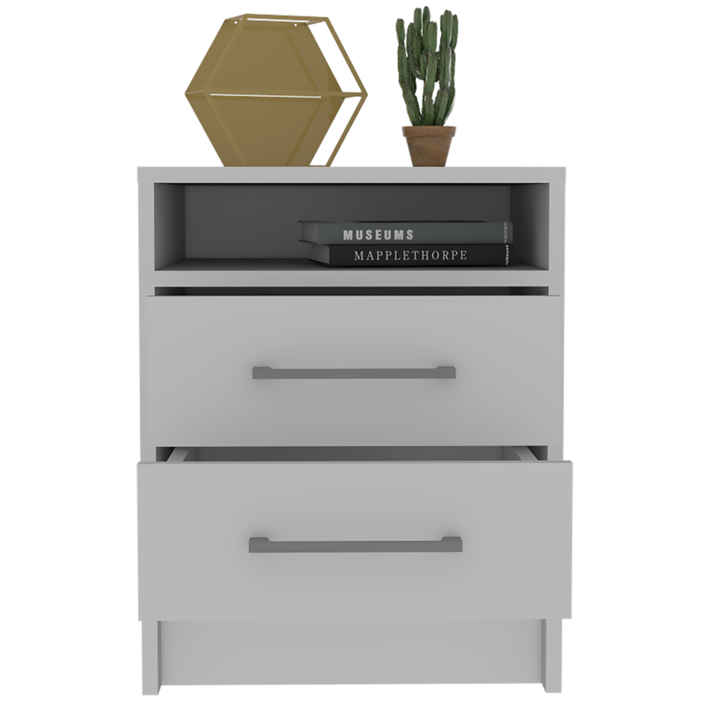 Leyva Nightstand White. Picture 3