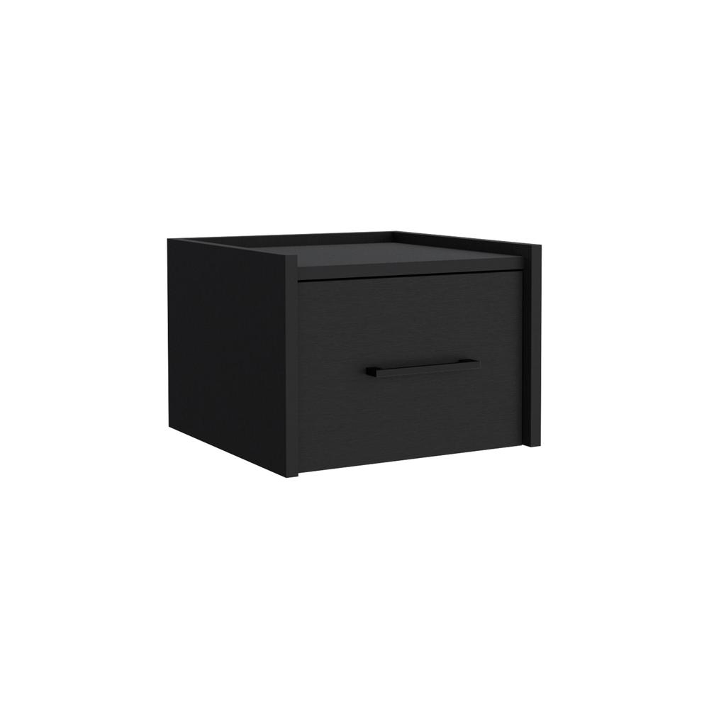 Floating Nightstand, Space-Saving Design with Handy Drawer and Surface. Picture 1