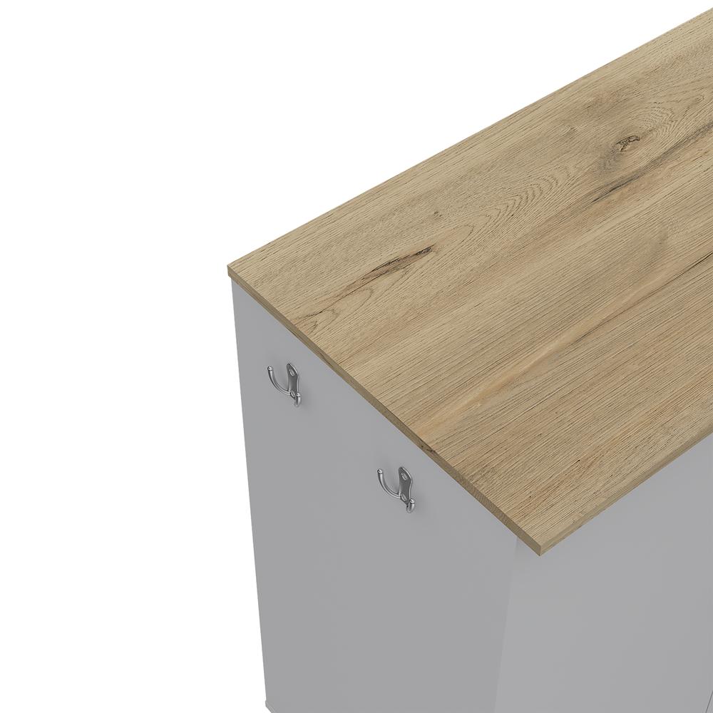 Syros Kitchen Island Cart White. Picture 3