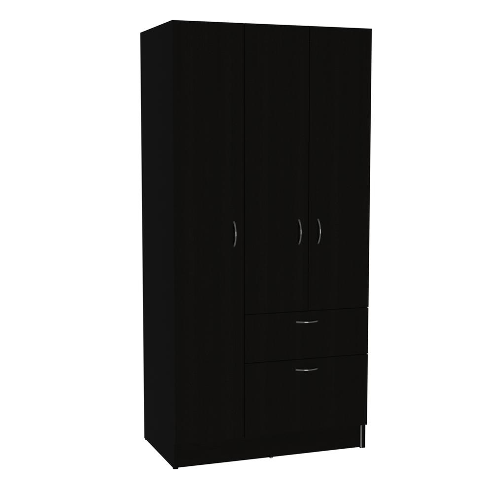 Cartagena Armoire - Black/White. Picture 1