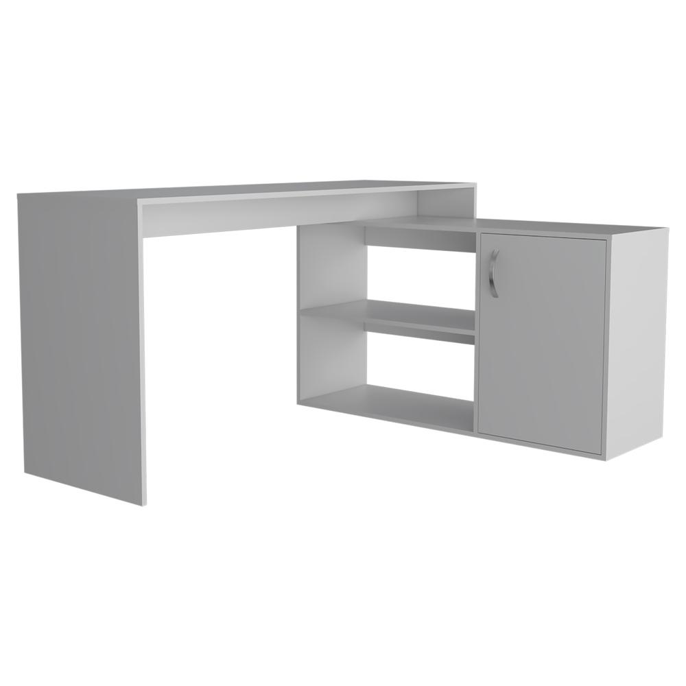Boston Desk - White. Picture 1