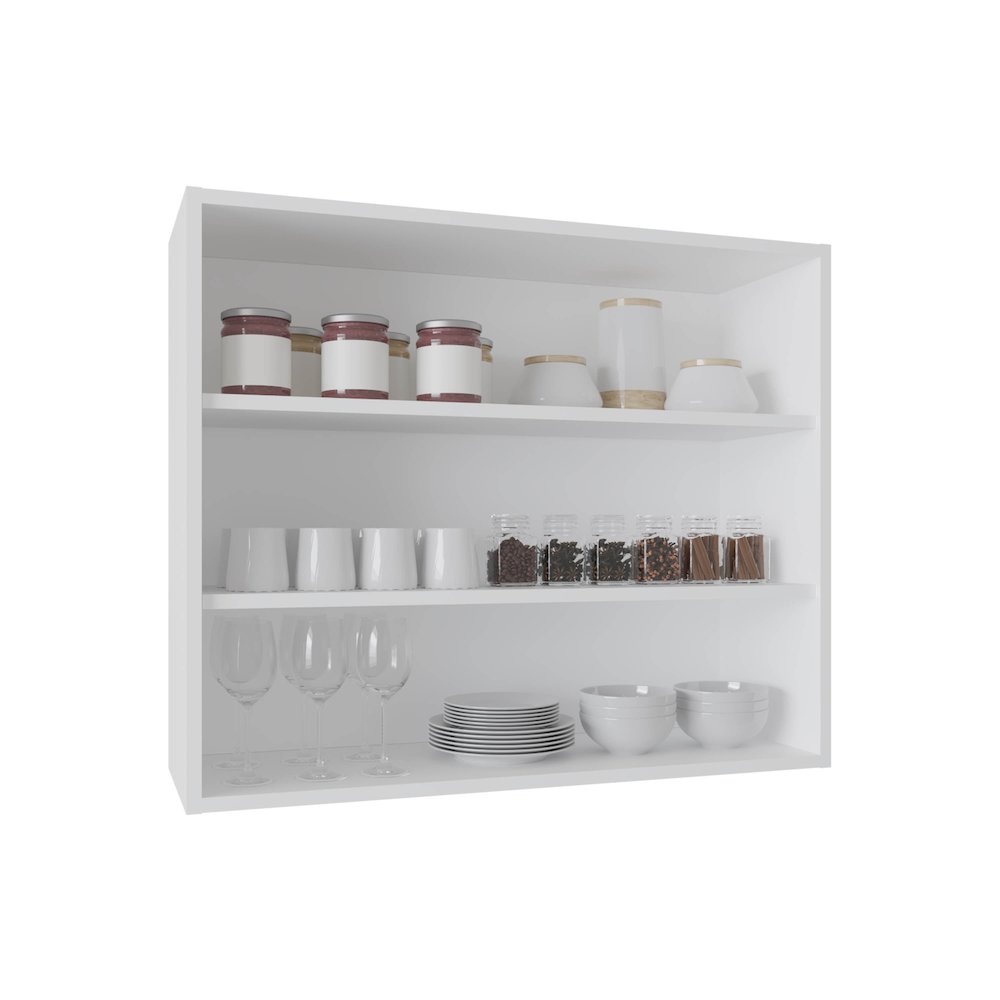 Ida Wall Shelf, 3 Shelves, White. Picture 5