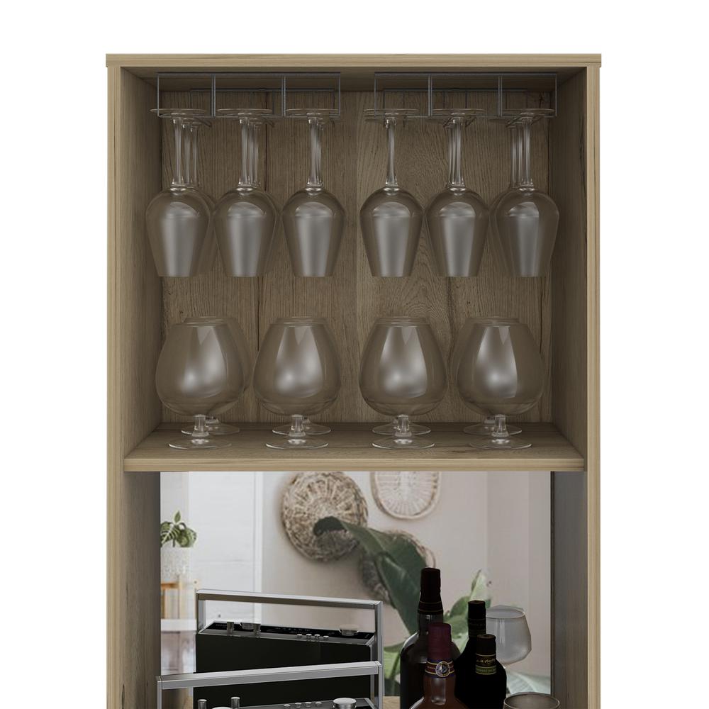 Dallas Bar Cabinet Light Oak. Picture 4