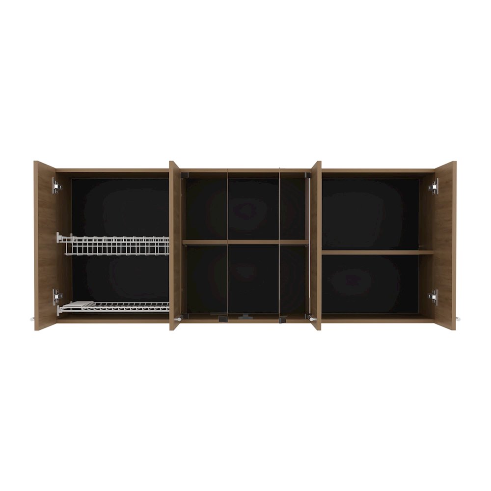 150 Wall Cabinet with Four Doors, Two Internal Shelves. Picture 1