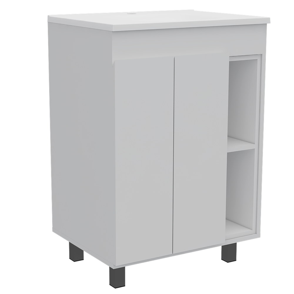 24" Meka Vanity White (2C) Blanco Nevado. Picture 1