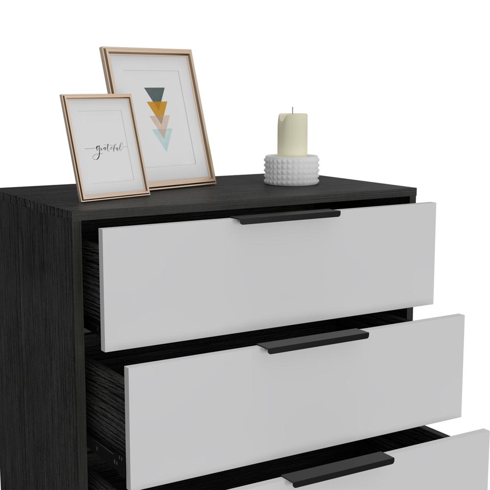 Egeo 3 Drawer Dresser Grey Oak. Picture 6
