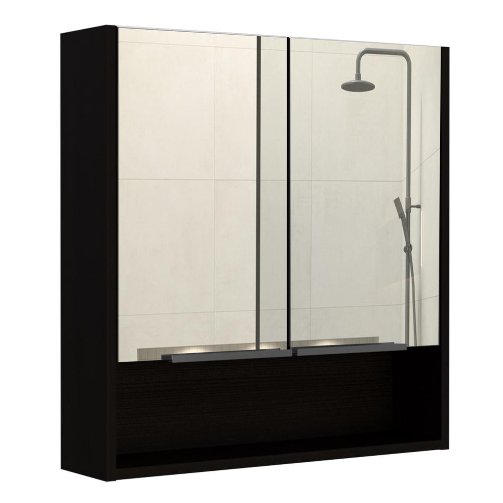 Tatacoa Mirror Cabinet Black Wengue. Picture 1