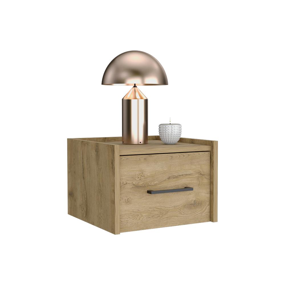 Floating Nightstand, Space-Saving Design with Handy Drawer and Surface. Picture 3