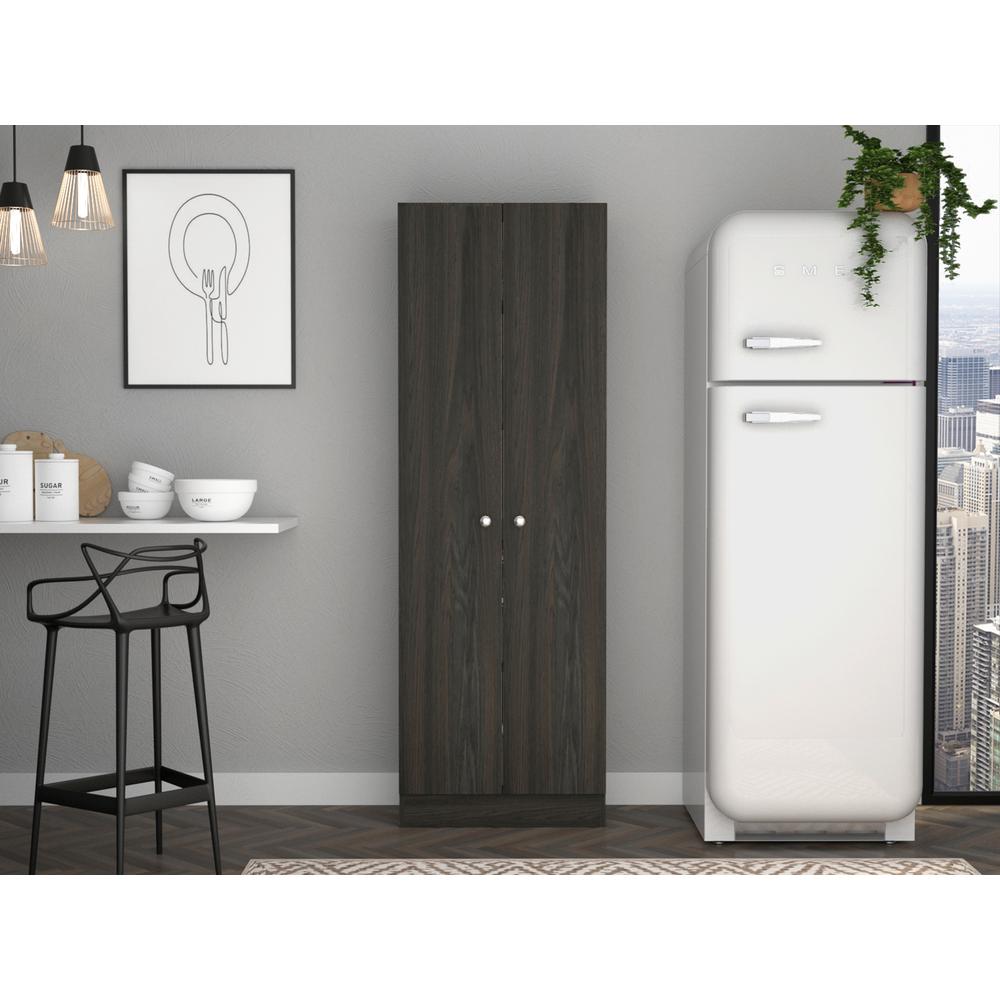 Dakari Cabinet - Espresso/Black. Picture 5