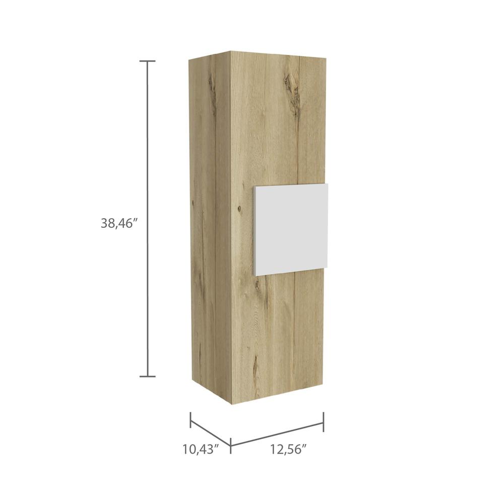 Magna Medicine Cabinet-Light Oak/White. Picture 8