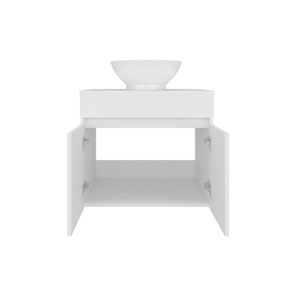 Capac Bathroom Vanity, 2 Doors, White. Picture 2