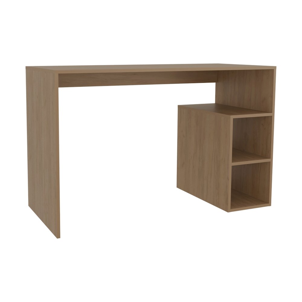 Benson Desk, 3 Shelves, Light Pine. Picture 1