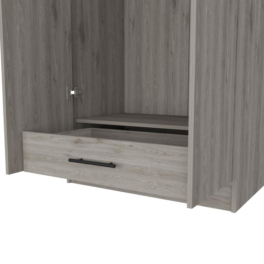 Darwin 180 Armoire - Light Grey. Picture 6