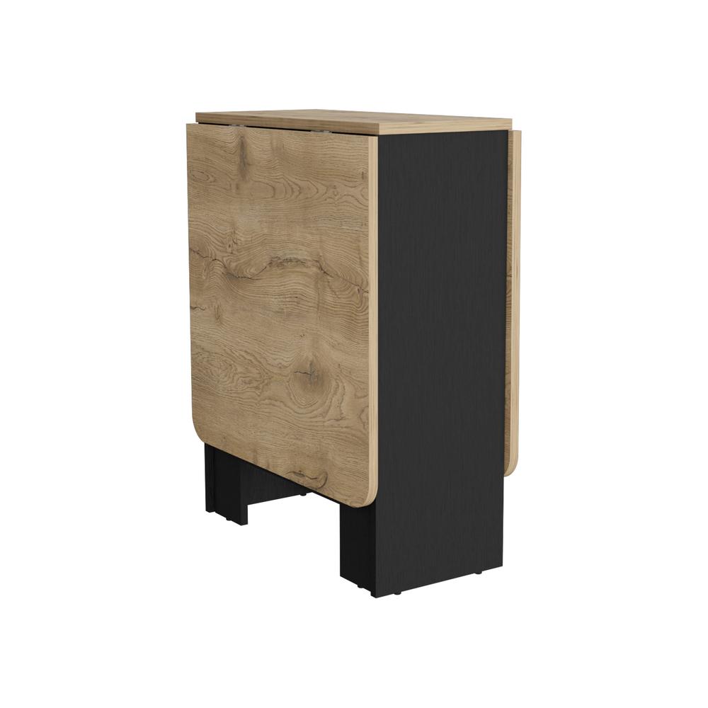 Detroit Folding Table with Expandable Design in 3 Forms, White / Macadamia. Picture 1