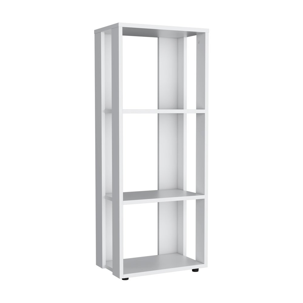 Laurier Office Library, 3 Shelves, White. Picture 1
