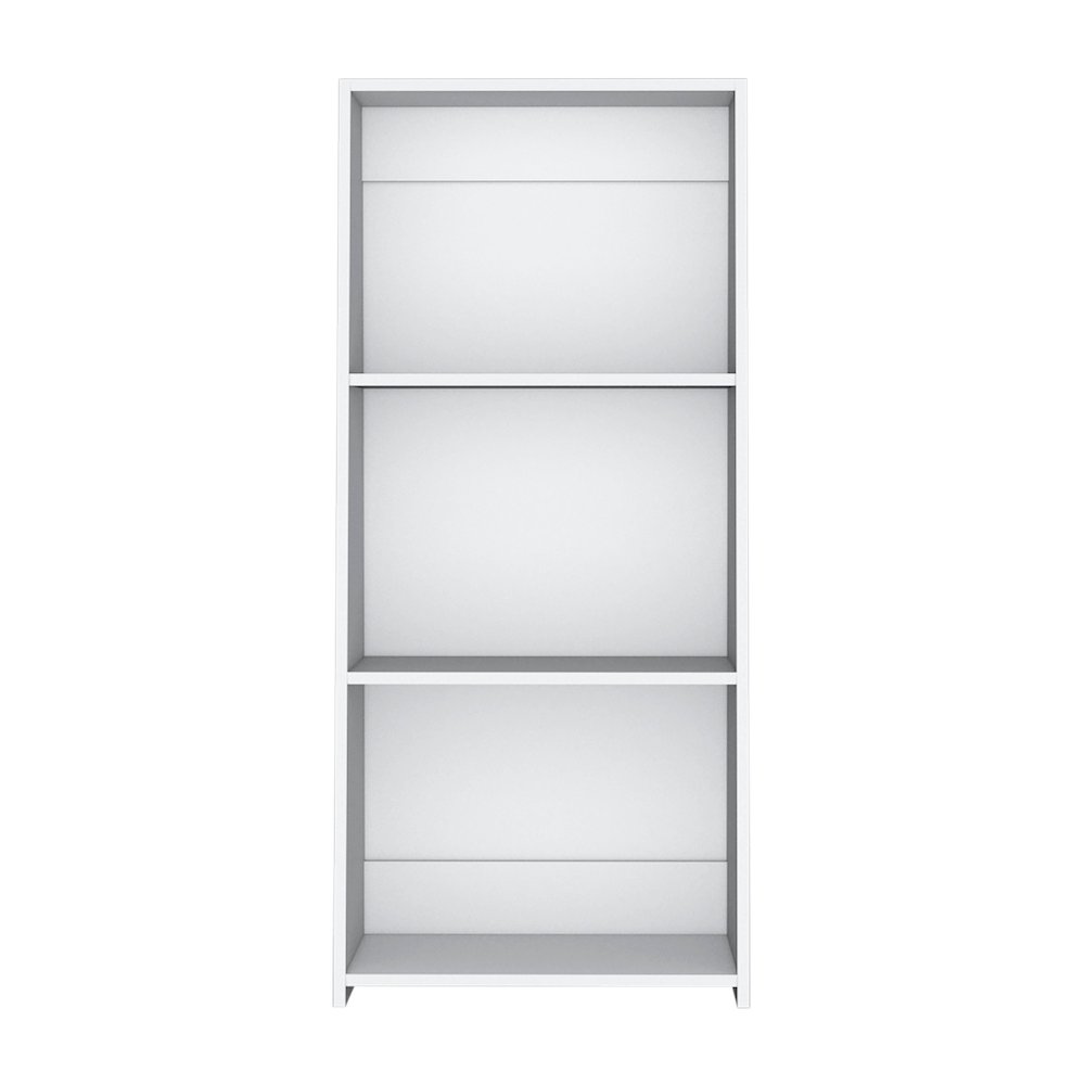 Gakona Bookcase, 3 shelves, White. Picture 7