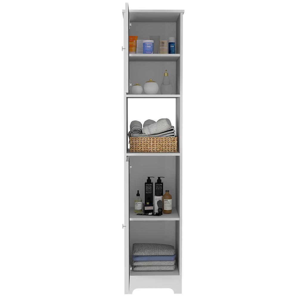 Yaka Linen Cabinet White. Picture 3