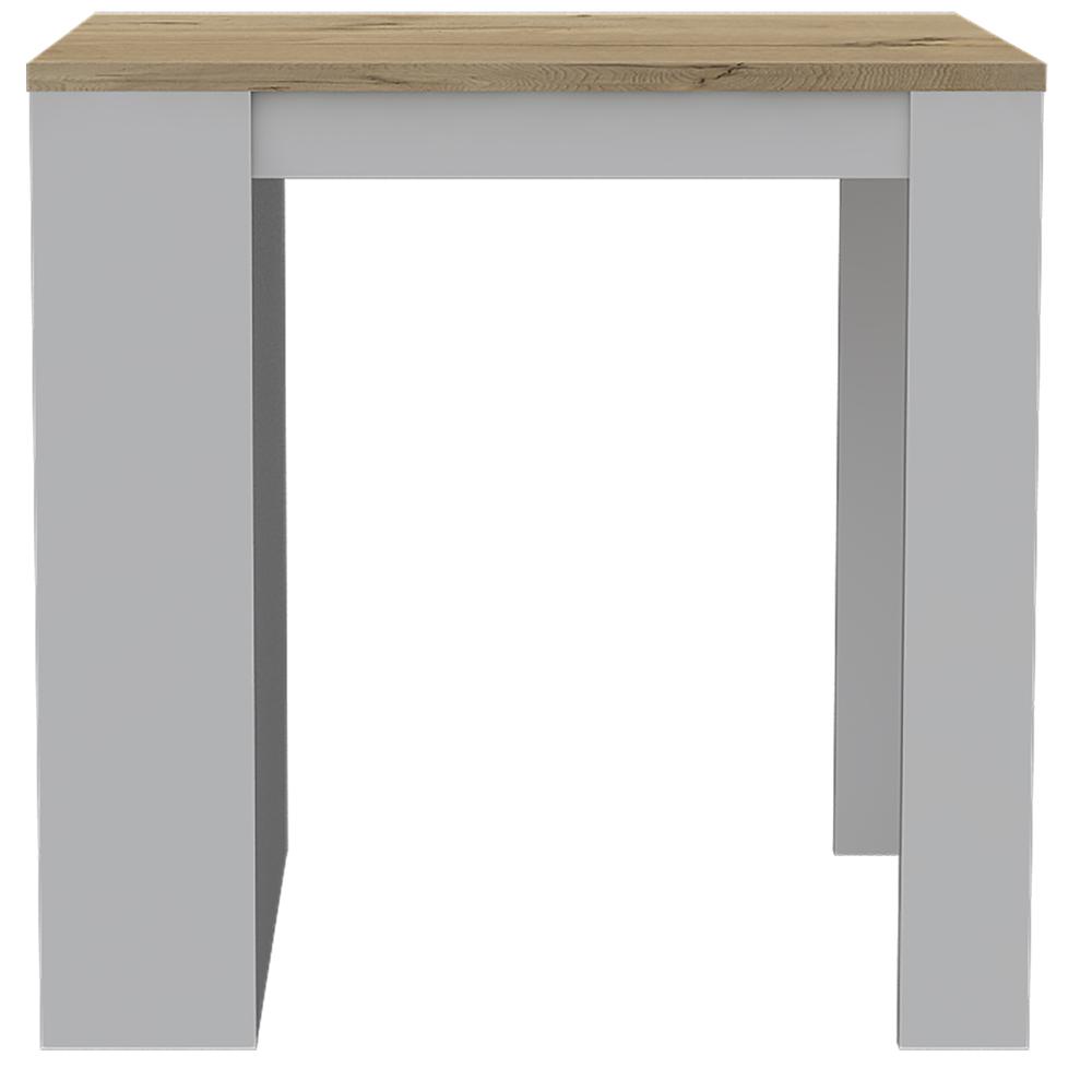Milos Kitchen Island Table White-Light Oak. Picture 4