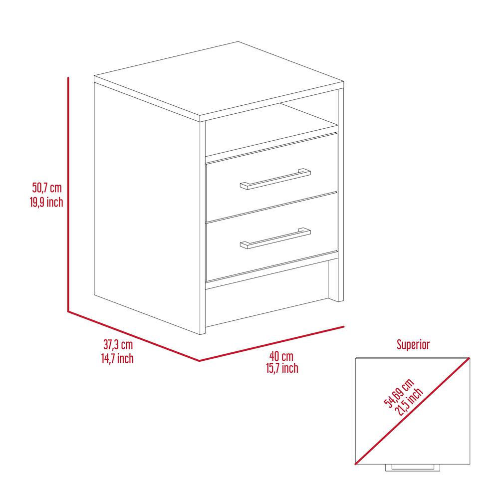 Leyva Nightstand Black Wengue. Picture 7