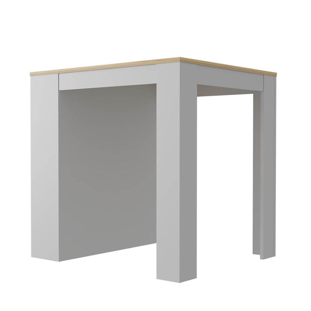 Monroe 2 Pcs Kitchen Set, Milos Kitchen Island Table + Pantry Cabinet. Picture 3