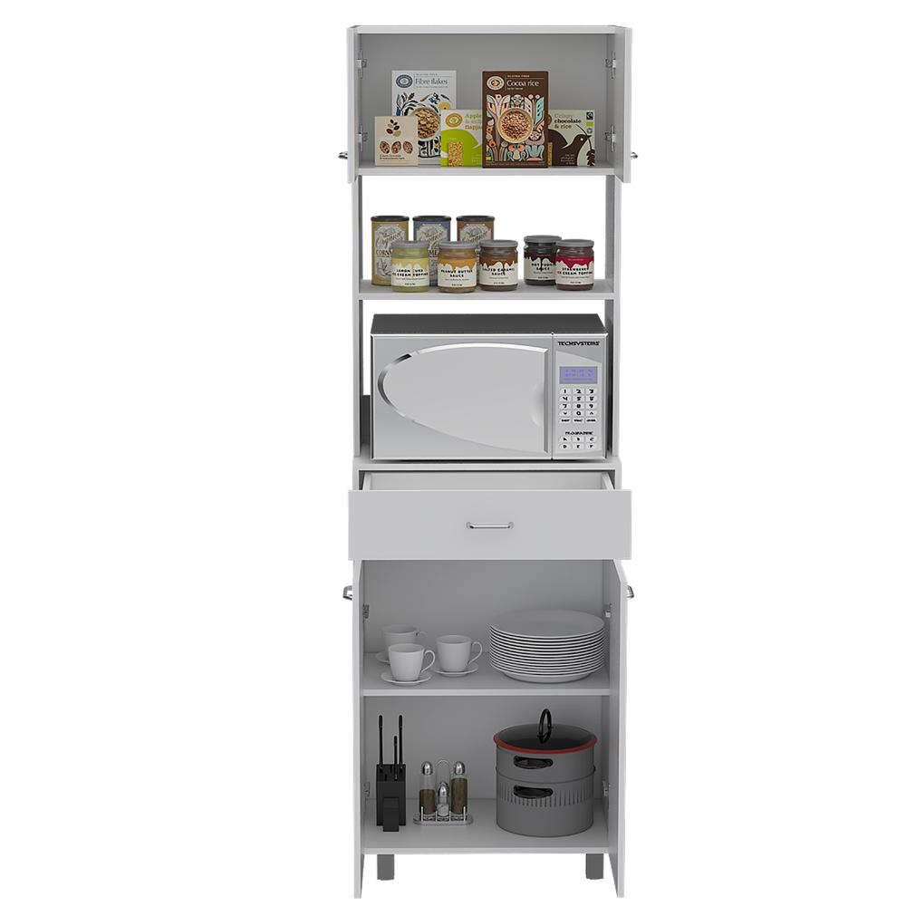 Mucura Microwave Cabinet White. Picture 3