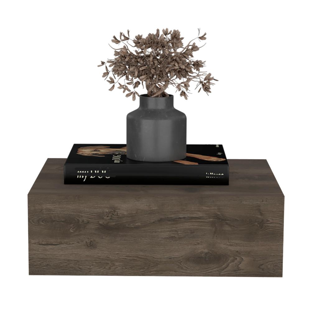 Ivor Floating Nightstand, Modern Wall-Mounted Bedside Shelf with Drawer. Picture 4
