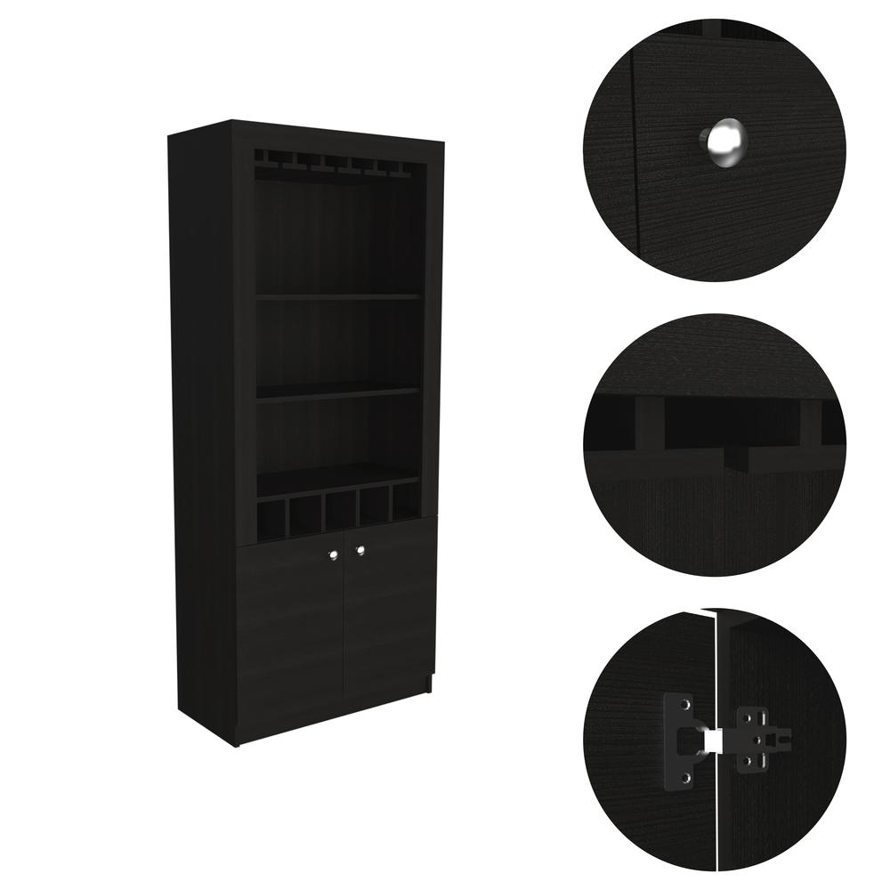 Dakota Bar Cabinet - Black. Picture 2
