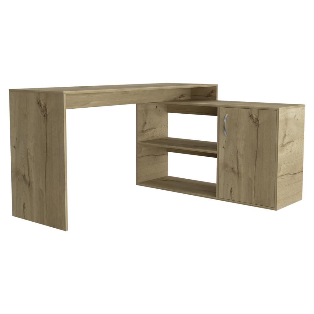 Boston Desk - Light Oak. Picture 1