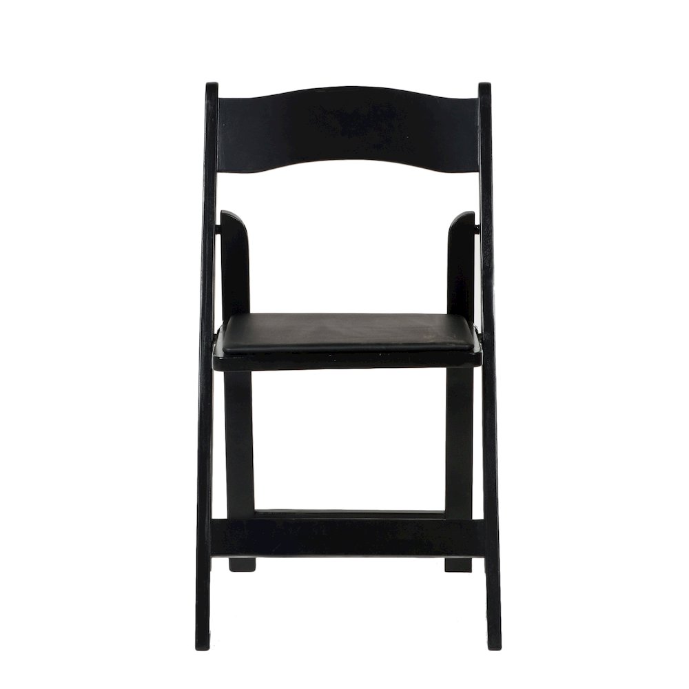 Commerical Seating Products American Padded Folding Chairs, Black. Picture 1