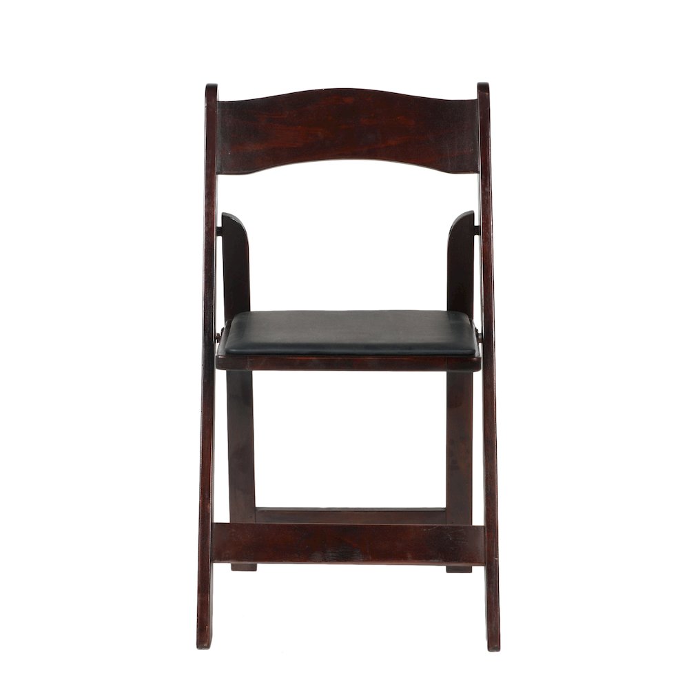 Commerical Seating Products American Padded Folding Chairs, Red Mahogany. Picture 3