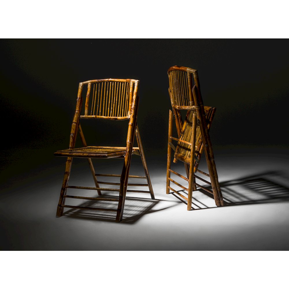 Commerical Seating Products Bamboo Folding Chairs, Wood. Picture 3