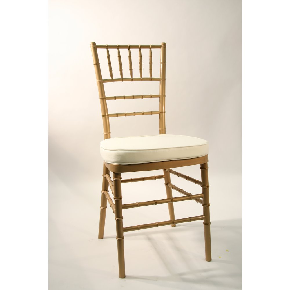 Commerical Seating Products Hoop and Loop Ivory Cushions Chairs. Picture 2