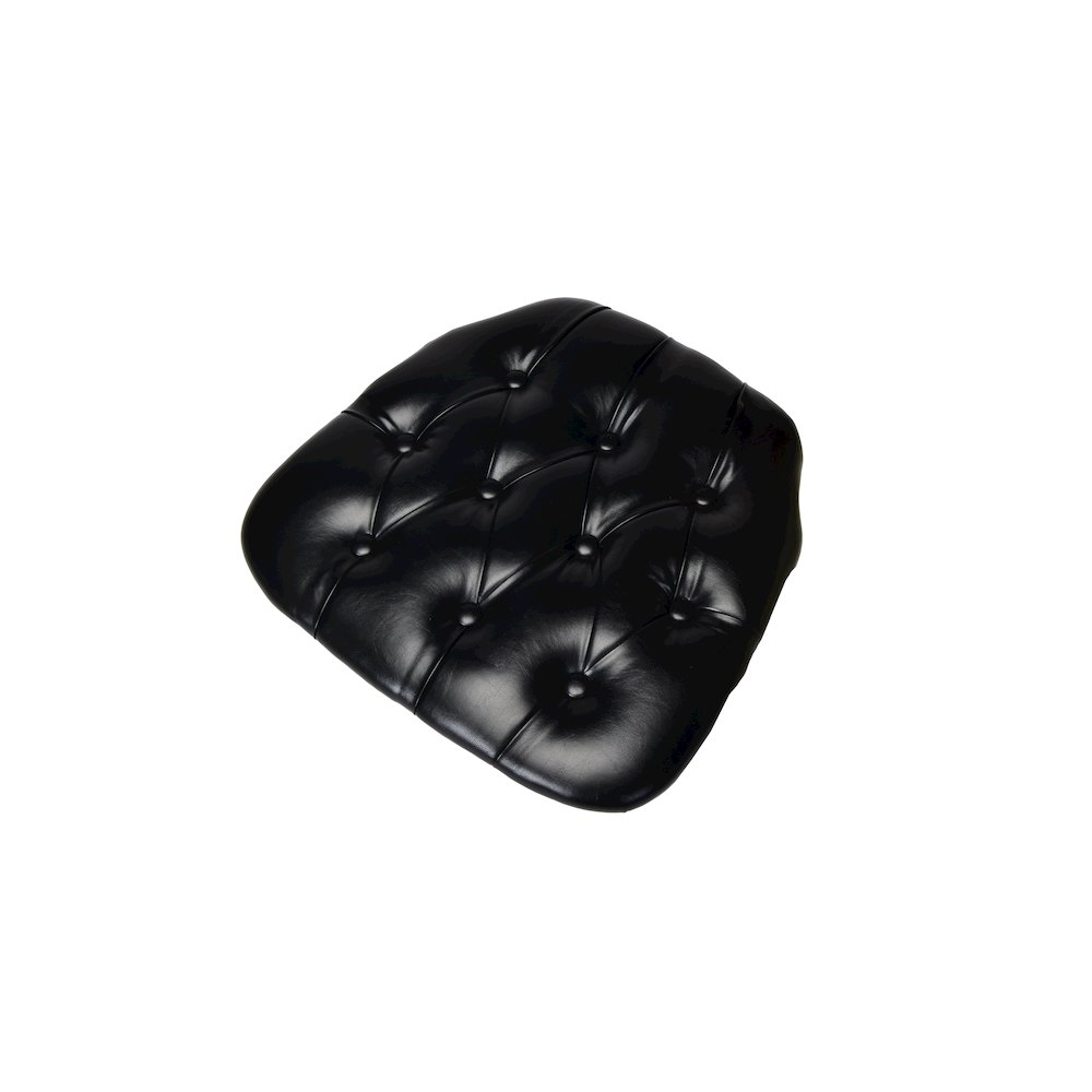 Commerical Seating Products CUP-V BK Black Tufted Vinyl Cushions Chairs. Picture 2