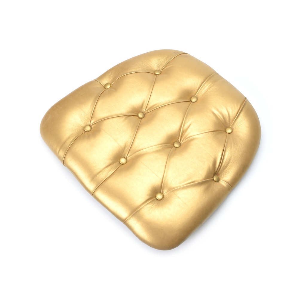 Commerical Seating Products CUP-V GL Gold Tufted Vinyl Cushions Chairs. Picture 1