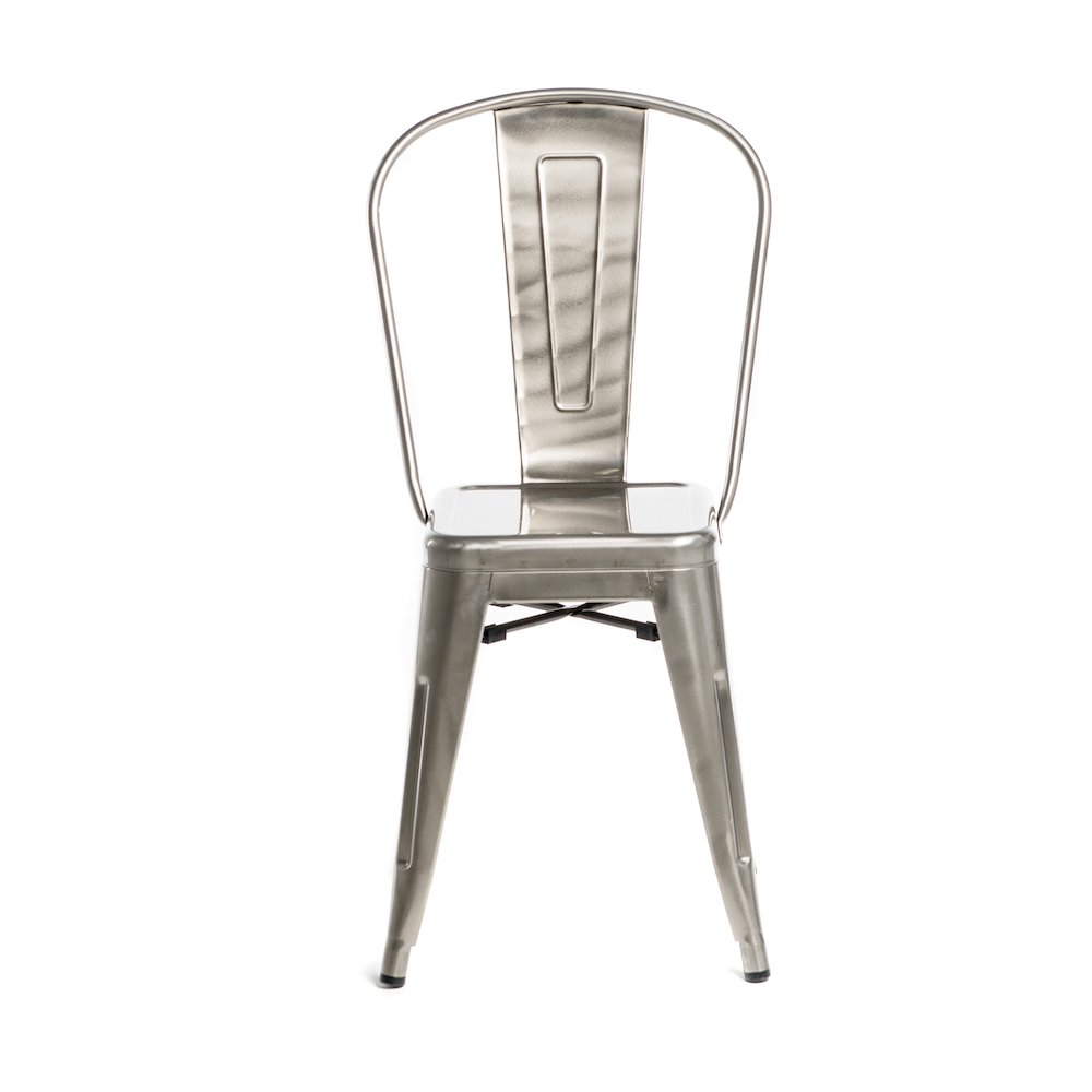 Commerical Seating Products Oscar Gun Metal Dining Chairs. Picture 3