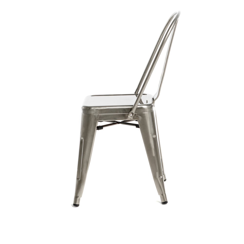 Commerical Seating Products Oscar Gun Metal Dining Chairs. Picture 4