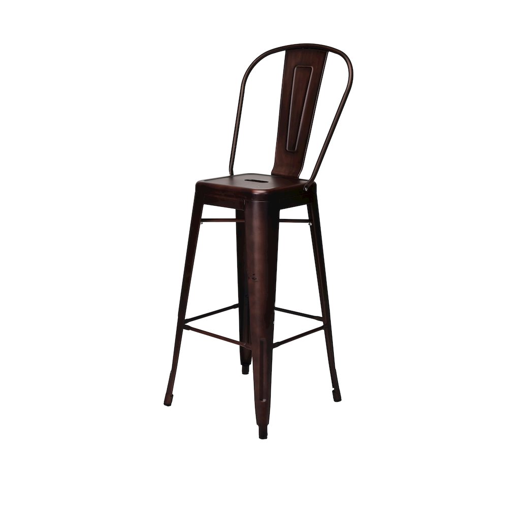 Commerical Seating Products Oscar Rose Gold Dining Bar Stool Chairs. Picture 2