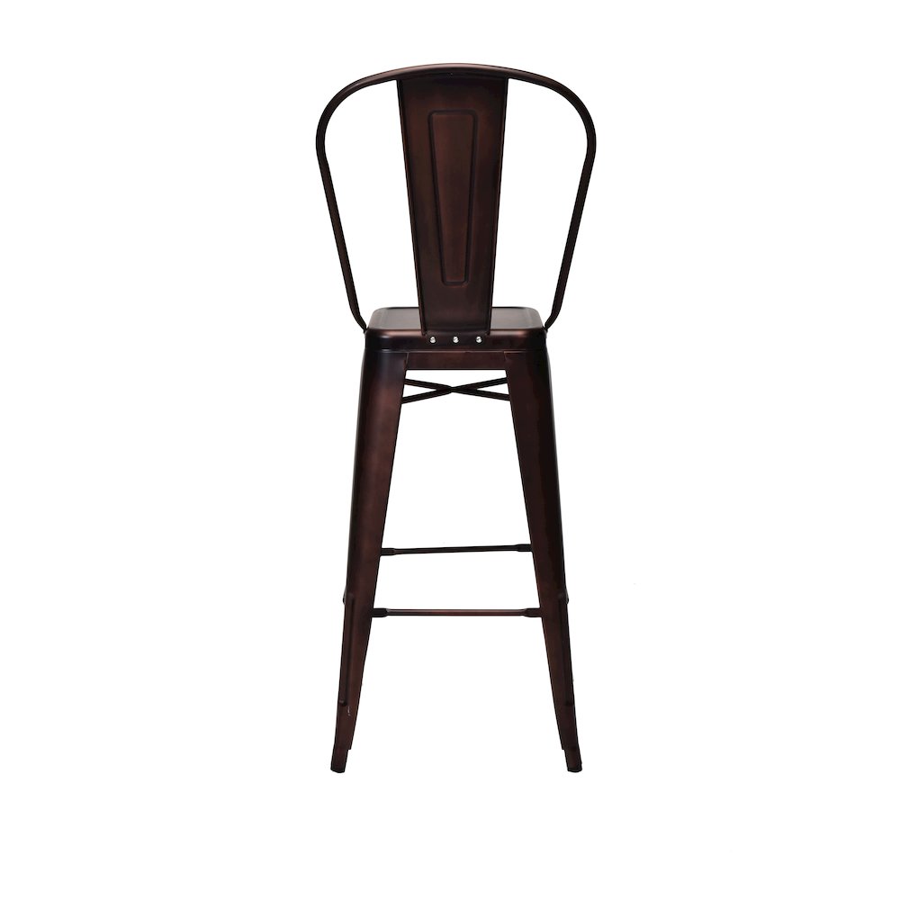 Commerical Seating Products Oscar Rose Gold Dining Bar Stool Chairs. Picture 4