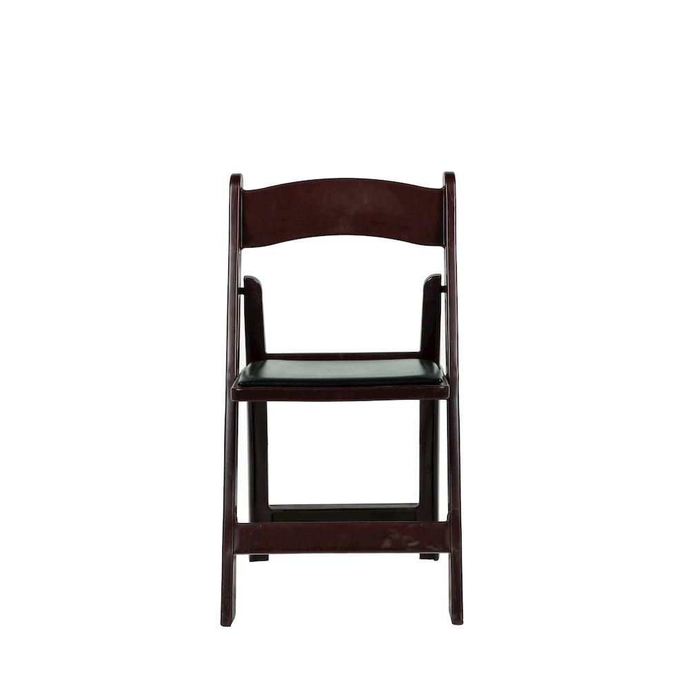 Set Of 4 Amigo Inter Stackable Resin Folding Chair With Padded Seat. Picture 1