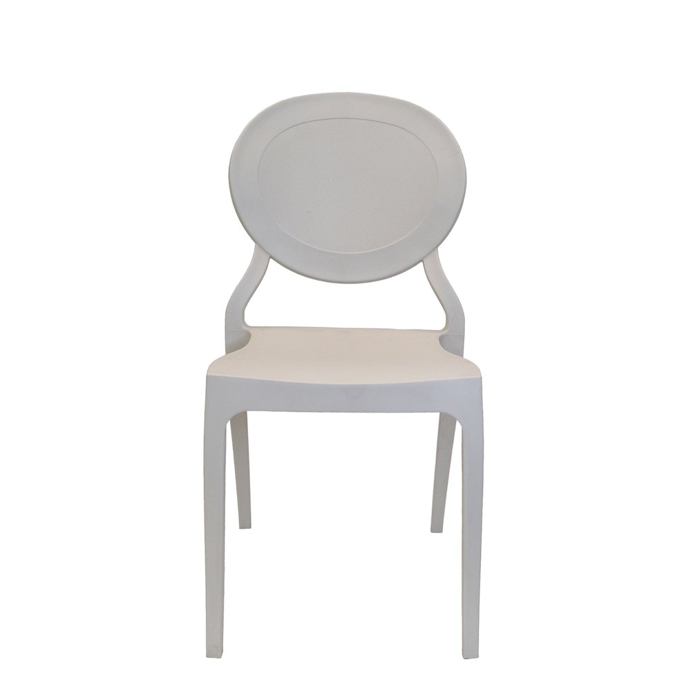 Commerical Seating Products White Emma Armless Chairs. Picture 4