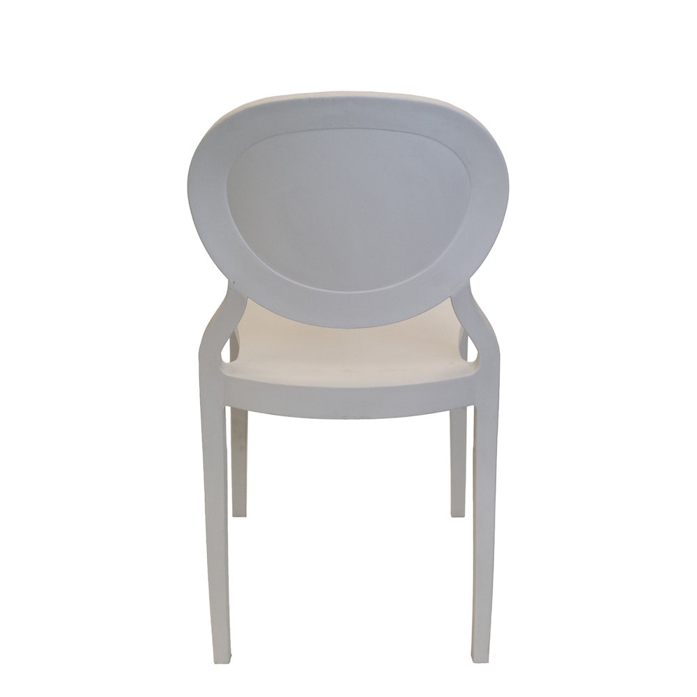 Commerical Seating Products White Emma Armless Chairs. Picture 2