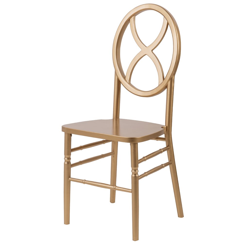 Commerical Seating Products Sandglass Gold Wood Chairs. Picture 2