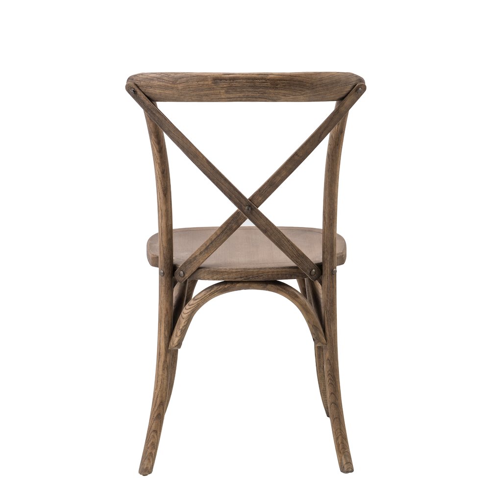Commerical Seating Products Dark Walnut Crossback Dining Chairs,. Picture 2