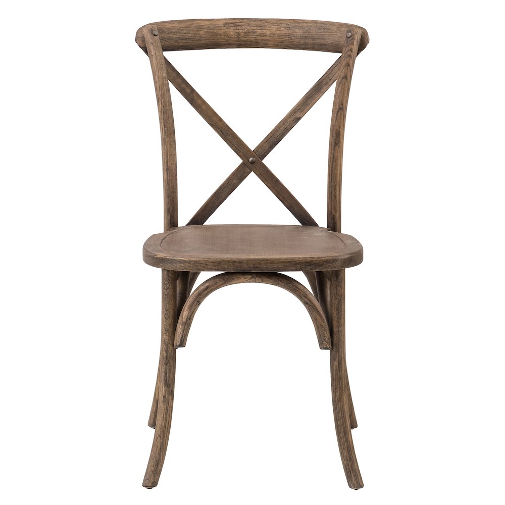 Commerical Seating Products Dark Walnut Crossback Dining Chairs,. Picture 3
