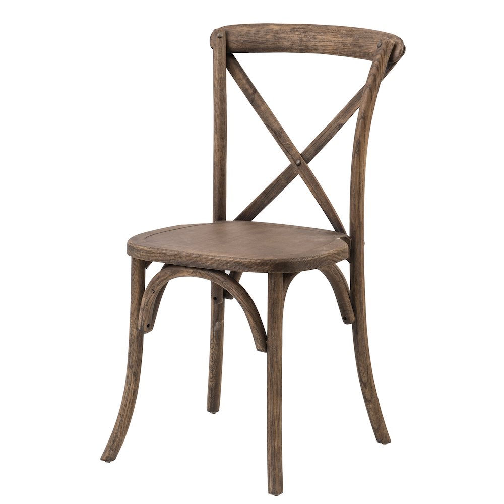 Commerical Seating Products Dark Walnut Crossback Dining Chairs,. Picture 4