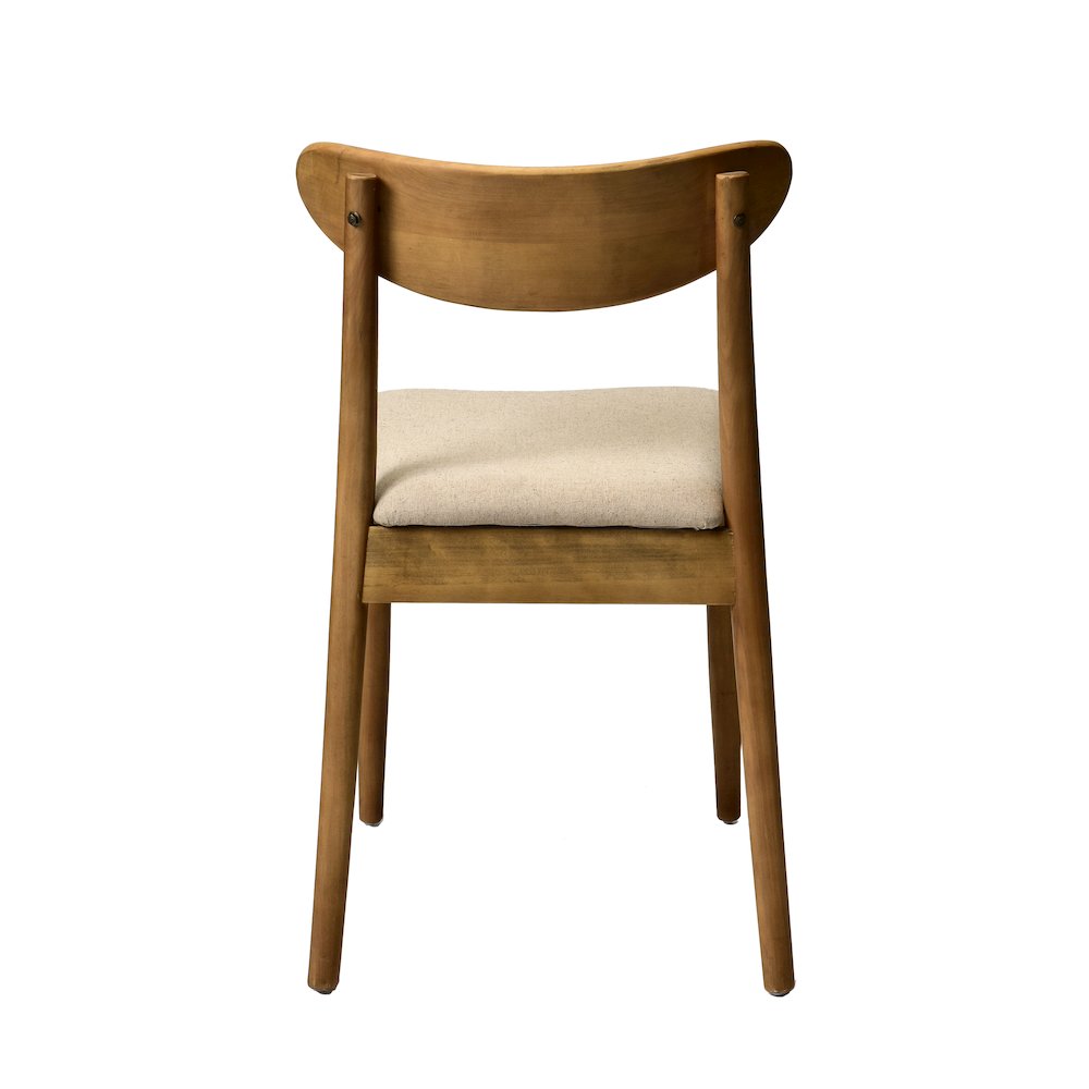 Commerical Seating Products Mid Century Café Tinted Raw Dining Chairs. Picture 3